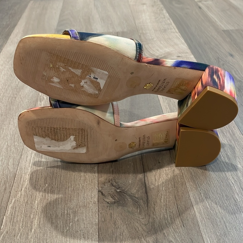 Stuart Weitzman Cayman 35 Block Slide Sandal - Picture 5 of 7